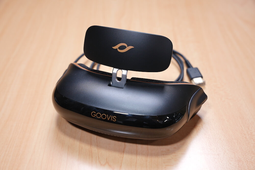 売れ筋新商品 ユーズタウン8GOOVIS Pro 2021 ヘッドマウントディスプレイ HMD OLED 有機EL搭載 3Dプライベートシアター  VRゴーグル ヘッドセ