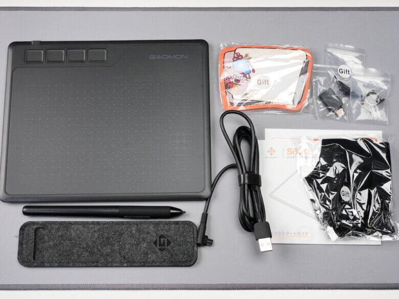 GAOMON S620をレビュー。これで十分じゃない？4,000円台で買えるコスパ最強ペンタブレット